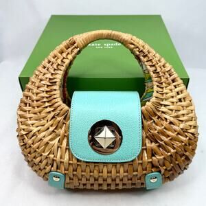 Kate Spade Santiago Plantation Wicker Mini Bag